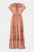 Fig Woodblock Print Dress