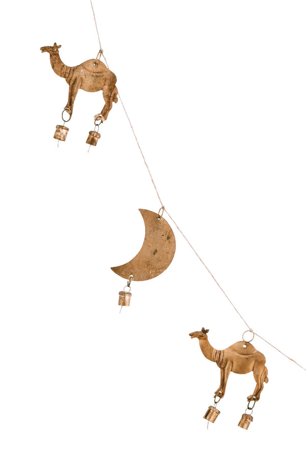 Garland with Camels, Moons and Bells