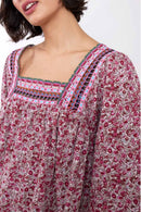 Model wearing Gemma Cotton Jersey Top by East.co.uk