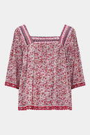 Front of Gemma Cotton Jersey Top by East.co.uk