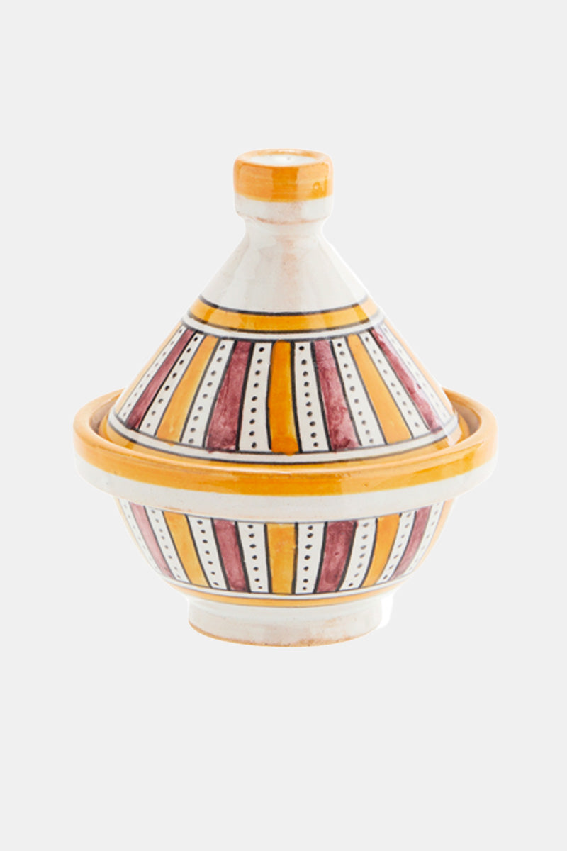 Hand Painted Moroccan Stoneware Tagine