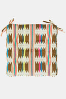 Ikat Woven Cotton Chair Pad