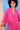 Model wearing Katlyn Hot Pink Cotton Top by East.co.uk