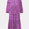 Front of Lana Grape BCI Cotton Dress by East.co.uk