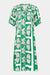 Ula Green Pintuck Dress